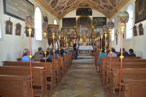 Führung durch Kapelle - Malereien von Johann Friedrich Sichelbein